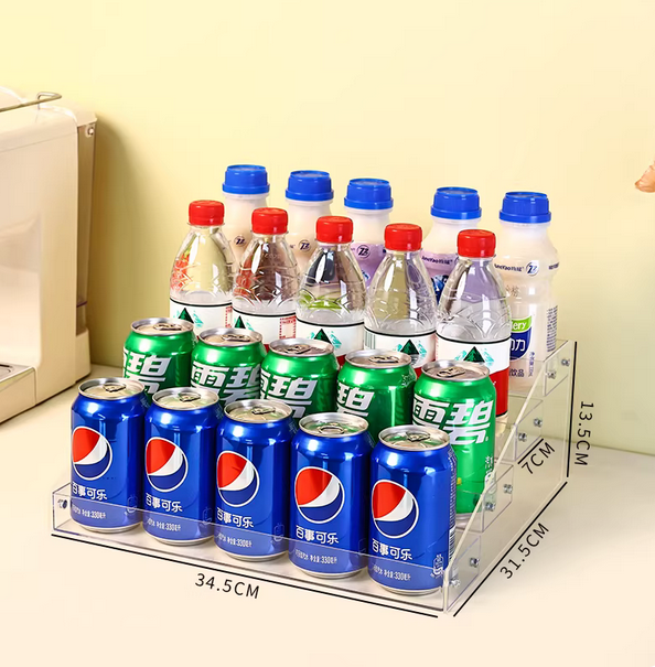 饮料置物架收银台商品亚克力展示架